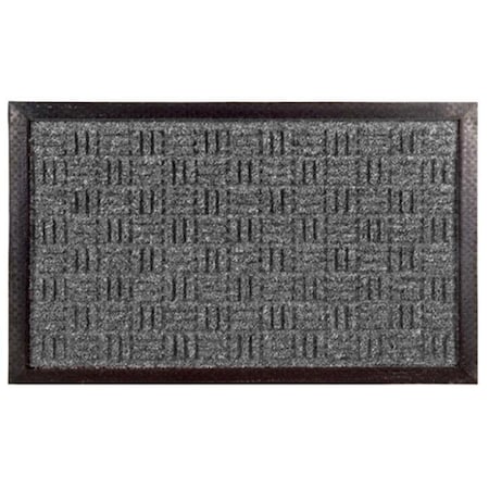Imports Decor Inc Imports Decor 862SMT Synthetic Rubber Mat - Grey 862SMT